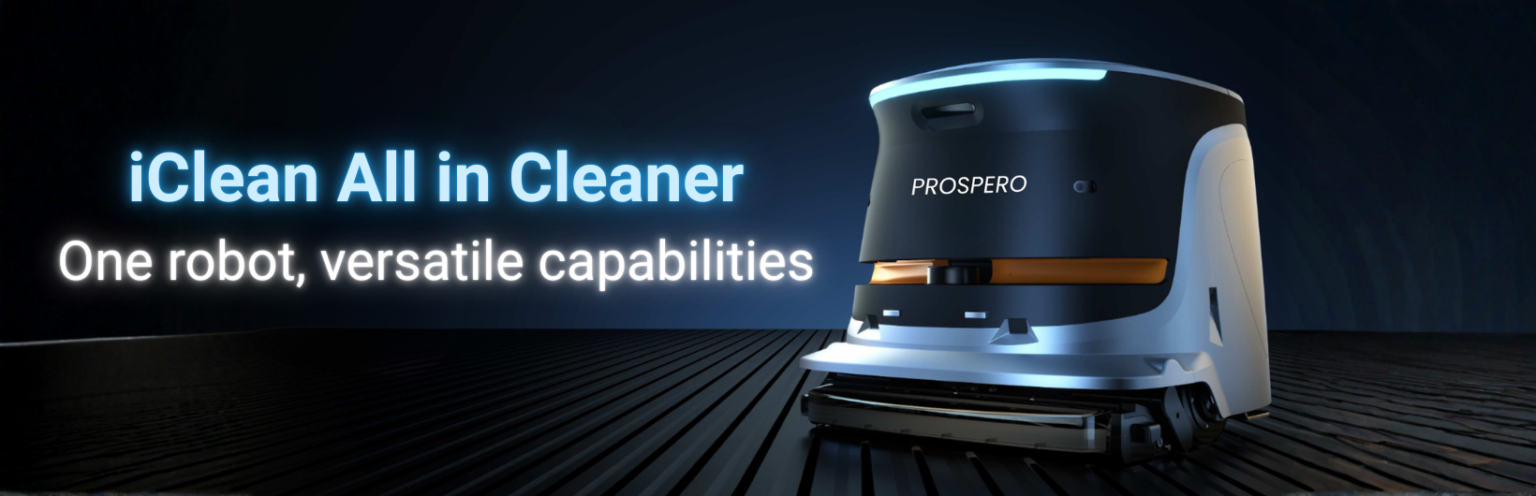 Prospero iClean All-in-One Robot for Smart Commercial Cleaning